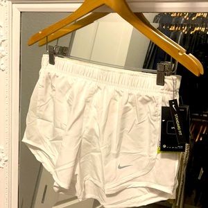 Nike white shorts